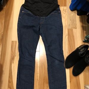 Loft 2 petite maternity jeans.